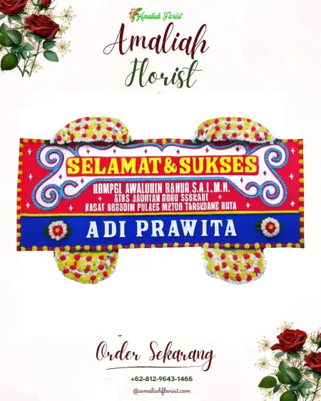Papan Bunga Ucapan Selamat Kedunglegok